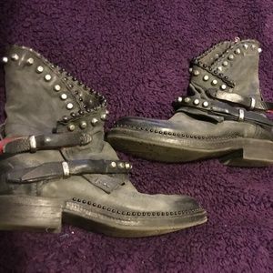 A.S. 98 studded booties!  Sz 39